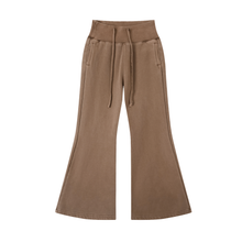 Load image into Gallery viewer, Vintage Washed Flared Fleece Pants